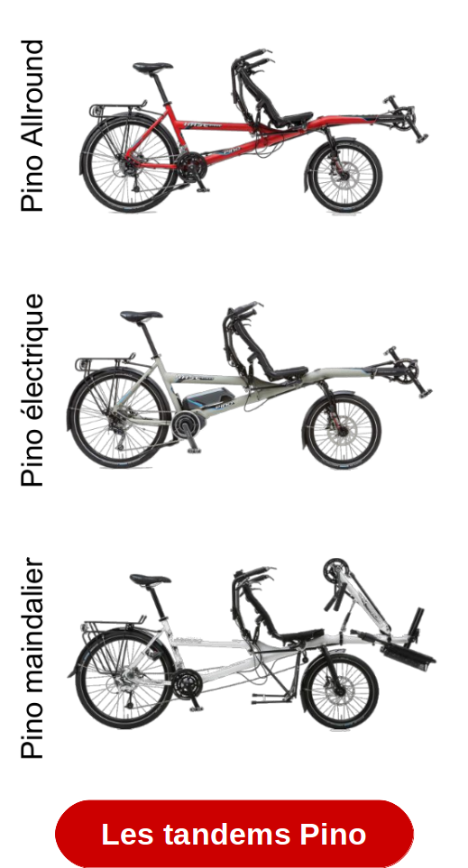 Les tandems Hase Pino pour le handicap